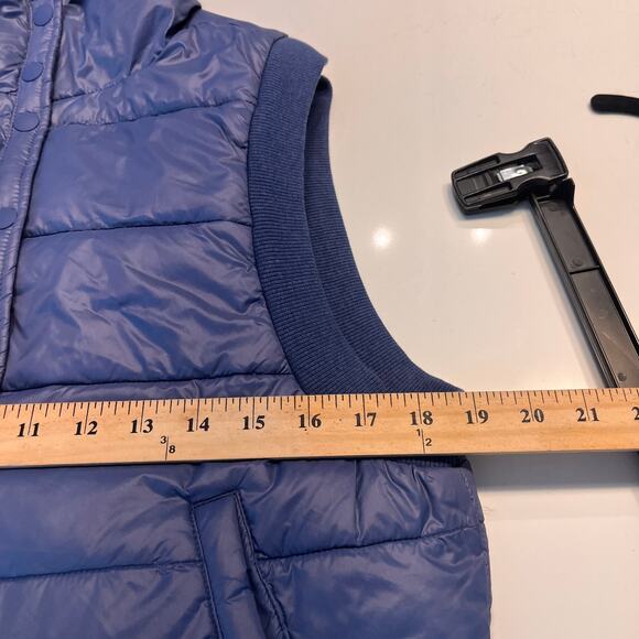 Aerie Offline Blue Sleeveless Puffer Vest Small - Picture 5 of 6